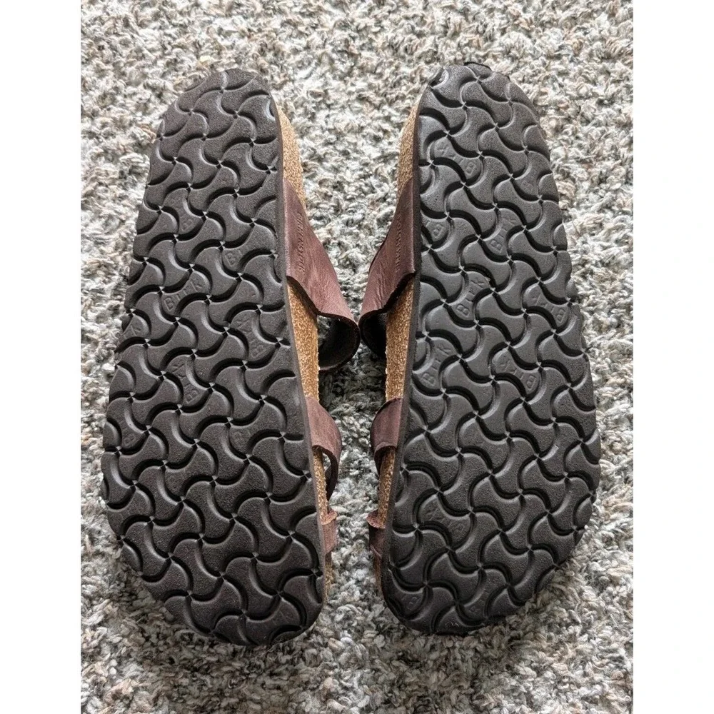 Birkenstock Mayari Sandals Brown Leather Women's 40 US 9.5